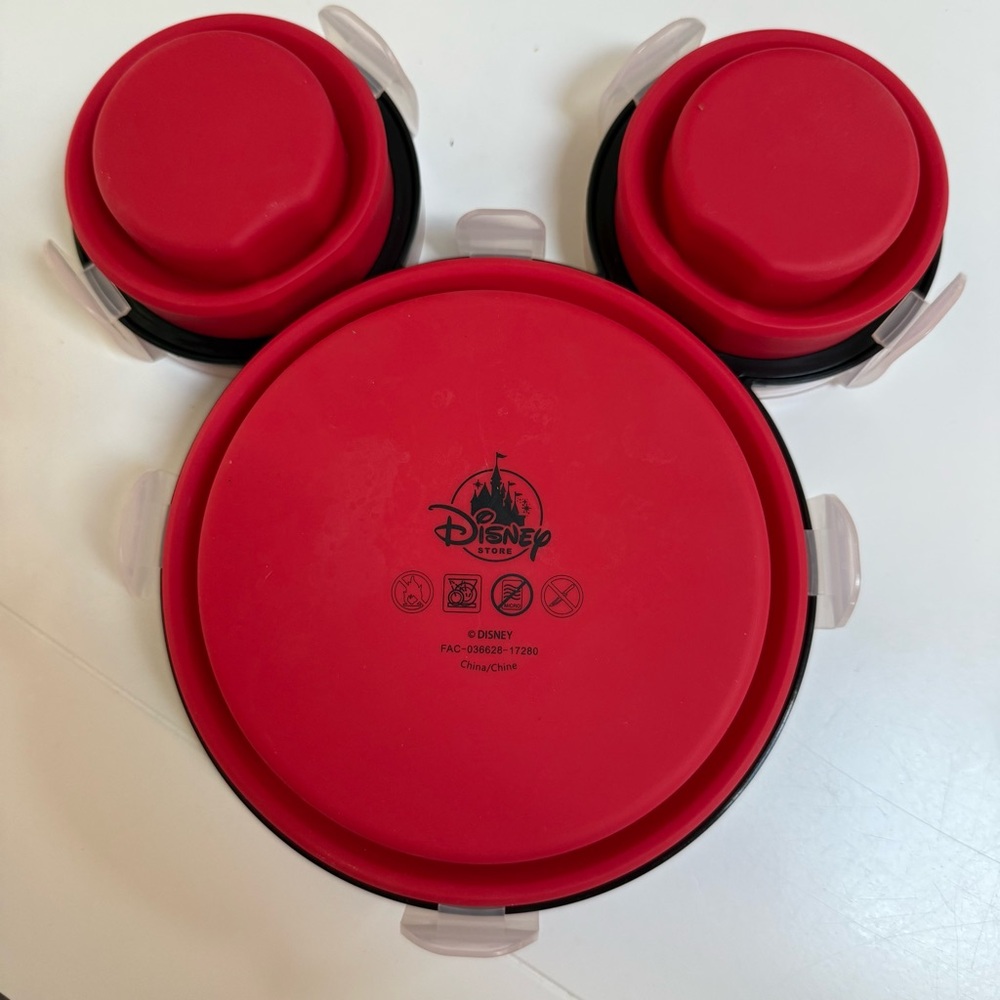 Disney Mickey Mouse Silicone Divided Lunch or Food Container. - Picture 3 of 6